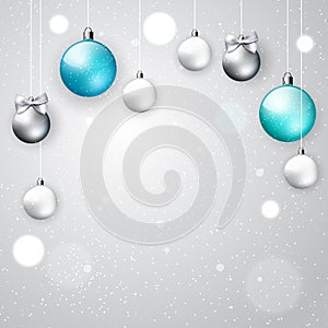 Light elegant Christmas background