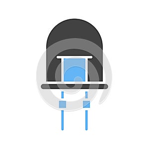 Light Emitting Diode icon vector image.