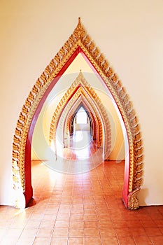 Light at the end of Arch inside Wat Tham Sua. Kanc