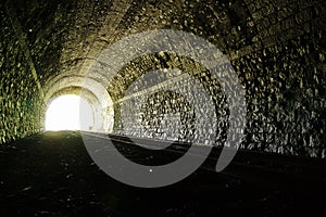 Light at the end of tunnel photo