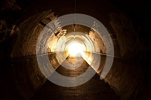 Light at the end of the tunnel photo