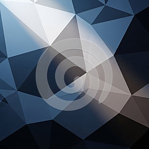 And light enhance the sense of depth while the sharp edges and angular