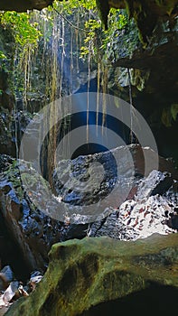 Light Entering a Dark Cave