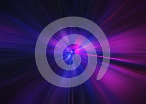 Light explosion star with glowing particles and lines. Beautiful abstract rays background