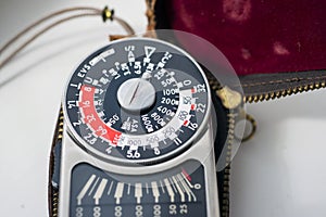 Vintage exposure meter