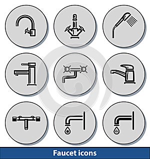 Light faucet icons