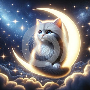 In the light of the feline moon: a wonderful nighttime adventure
