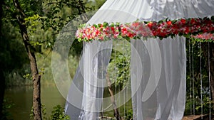 Light flower tent decorative wedding entourage