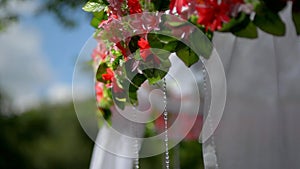 Light flower tent decorative wedding entourage