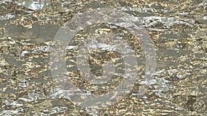 Light Gold Crumpled Foil Seamless Background Texture