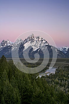 Before the light, Grand Teton