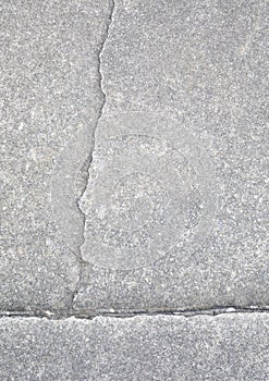 Light Gray Aggregate Vertical With Crack and Seam