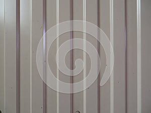 Light gray background texture metal profiled sheet