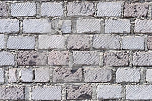 Light gray brick wall texture
