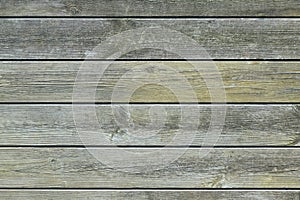 Wooden gray horizontal planks texture background. photo