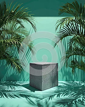 Tropical Concrete Display