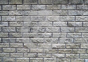 Grey brick wall texture background. photo
