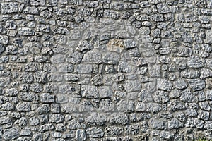 Light gray historical and ancient stonewall aged pattern background