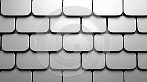 Light Gray Rectangular Roof Tiles Pattern