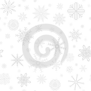 Light gray winter background - snow pattern