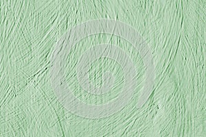 Light green background. Abstract painted wall