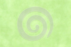light green background with tissued flower pattern