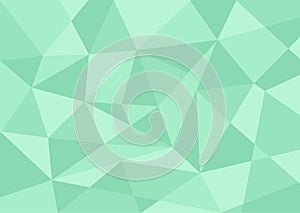 Light green pastel color polygon background