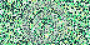 Light Green Tiling Colored Squares