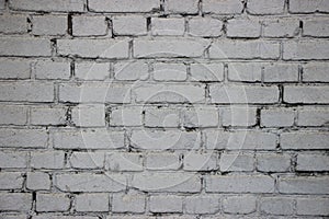 Light Grey brick grunge old wall background texture