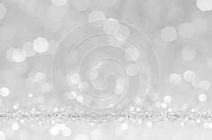 Light grey,white bokeh,circle abstract light background,grey,white shining lights, sparkling glittering Valentines day,women day o