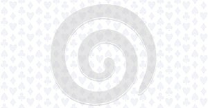 Light grey white seamless pattern with card suits