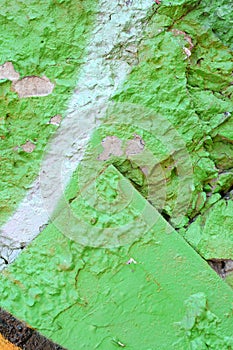 Light grunge green paint background texture