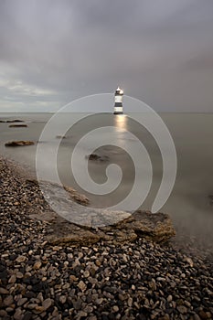 Light house at night