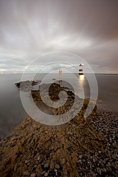 Light house at night