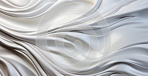 Light light linen fabric, texture panoramic background - AI generated image