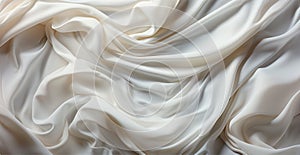 Light light linen fabric, texture panoramic background - AI generated image