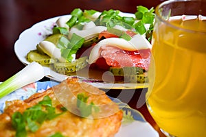 A light lunch before exploring