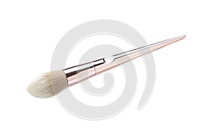 Light make up brush isolated on white background