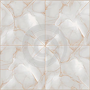 Light marble tile texture, pattern background - Vector