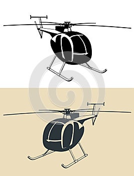 Light multi-purpose helicopter illustrations