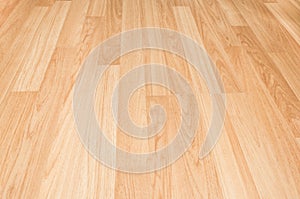 Light oak wooden flooring texture background, Top view of smooth brown laminate seamless wood floor