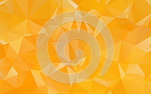 Light Orange polygonal illustration, which consist of triangles.