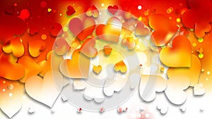 Light Orange Valentines Day Background