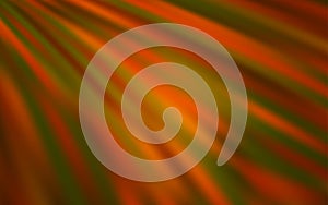 Light Orange vector background with stright stripes.