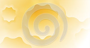 Light orange wavy circle abstract background