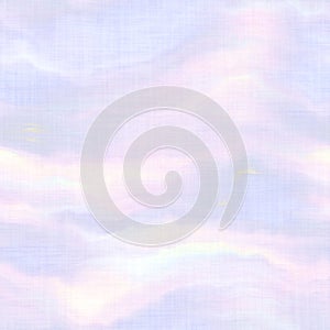 Light pale pastel tie dye texture background. Washed out soft textured white seamless pattern. Delicate space dyed blur