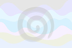Light Pastel Wavy Vector Background