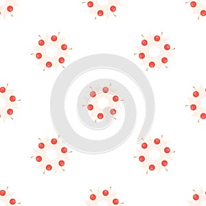 Light pink abstract circle pattern seamless vector