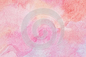 Light Pink abstract illustration background with dots and drips. watercolor paper texture image