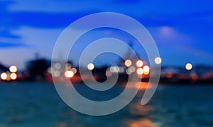 Light pink background bokeh circle, white and blue